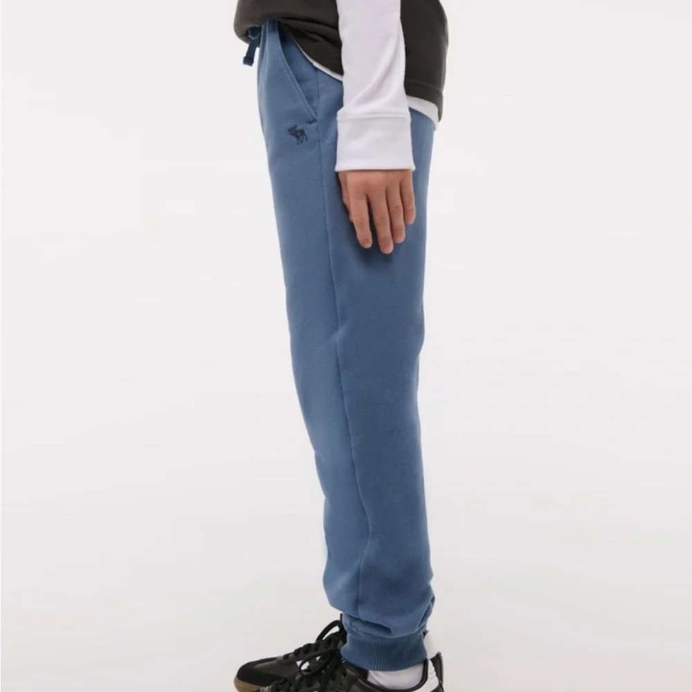 Abercrombie Essential Icon Light Gray Joggers